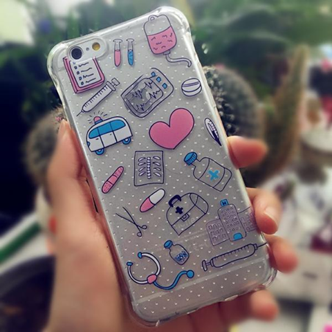 Free IPHONE Back Cover for Cute Nurses - Just Pay Shipping