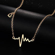 Heart Beat Pendant Necklace