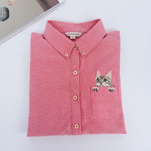 Cute Women Blouse Cats