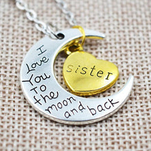 Grandma Necklace - I Love You To The Moon And Back Gold/Silver Offer