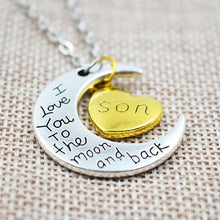 Grandma Necklace - I Love You To The Moon And Back Gold/Silver Offer