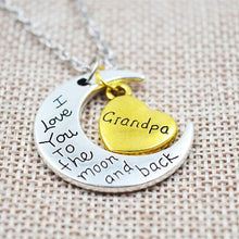 Grandma Necklace - I Love You To The Moon And Back Gold/Silver Offer