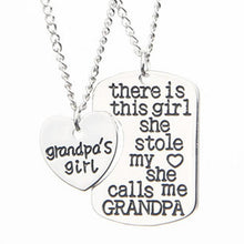 GRANDPA GRANDMA Perfect Gift Pendant Necklace