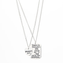 GRANDPA GRANDMA Perfect Gift Pendant Necklace